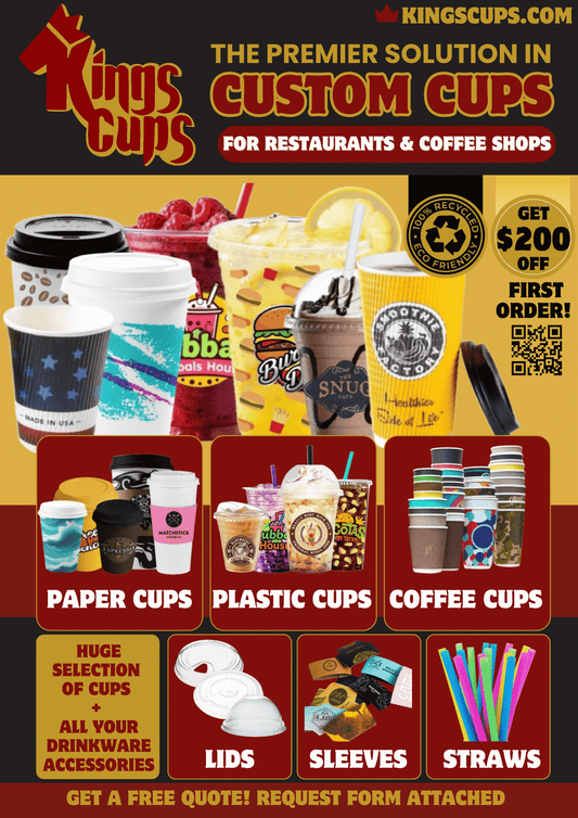 Buy custom designed cups at low costs with Kings Cups