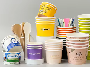 Disposable Packaging Cups Bowls & Tableware for Restaurants