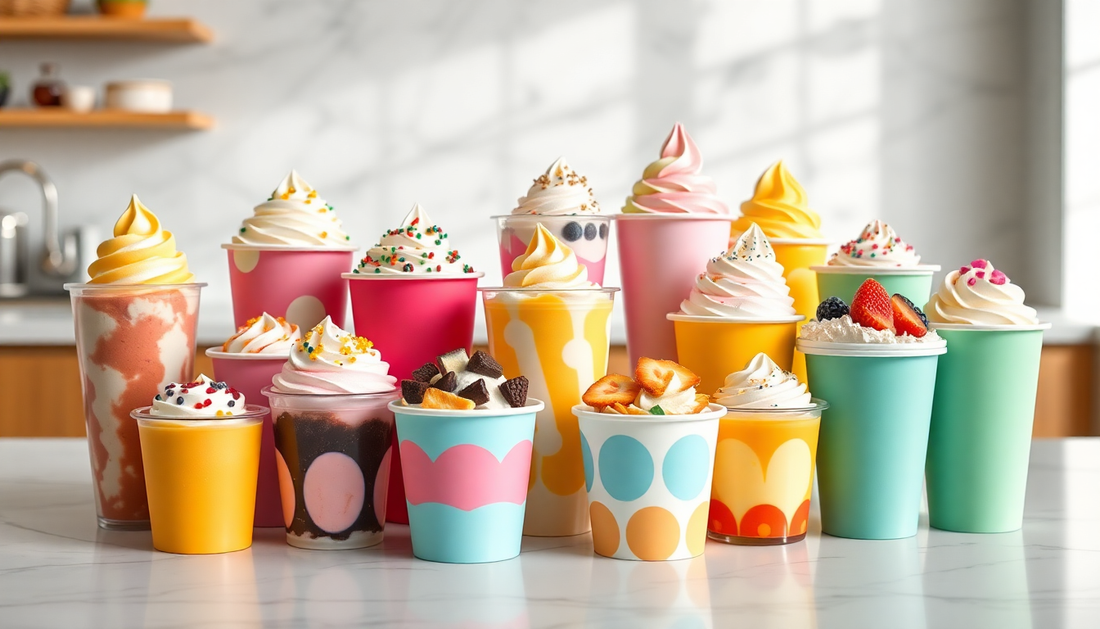 Elevate Your Dessert Experience: Choosing the Perfect Disposable Cups for Ice Cream, Frozen Yogurt, and More