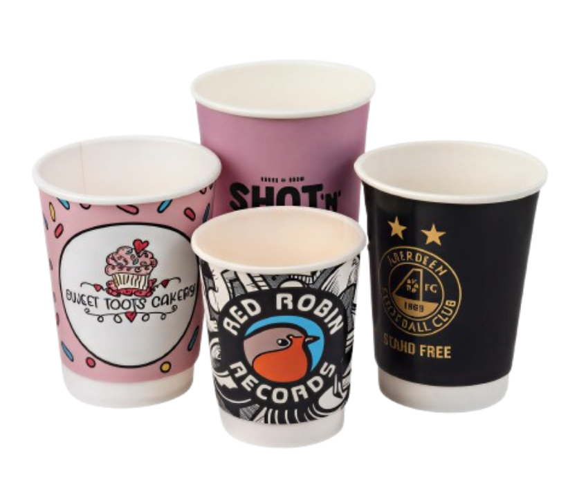 Single Wall / Double Wall Disposable Hot Paper Cups
